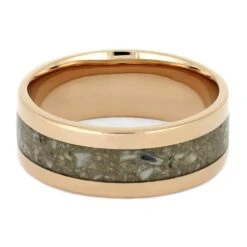 Solid Rose Gold Remembrance Ring 12 Solid Rose Gold Remembrance Ring -Johan Jewelry Shop 4435 3E