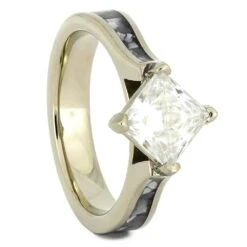 Princess Cut Engagement Ring With Mother Of Pearl Inlay -Johan Jewelry Shop 4446E 2af7d9f3 52ab 4804 a4a6 043442834ddb
