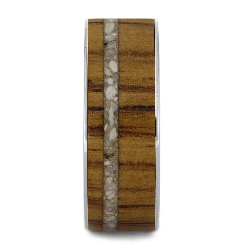 Cremation Memorial Ring With Honduran Rosewood 5 Cremation Memorial Ring With Honduran Rosewood - Image 3