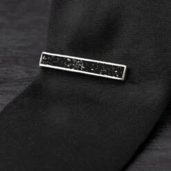 Stardust Meteorite Tie Clip 19 Stardust Meteorite Tie Clip -Johan Jewelry Shop 4504TieClipBlackStardust1000 1 2000x 1ab17085 1263 4fe0 9f93 c941abd70344