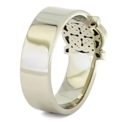 Amazing Solid Gold Celtic Signet Ring -Johan Jewelry Shop 4530 2E