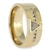 Men's Polished Gold Wedding Band With Triangle Cut Diamond 1 Men's Polished Gold Wedding Band With Triangle Cut Diamond -Johan Jewelry Shop 4692E cb40c6b7 e442 4a4e b16d 230f537644e0