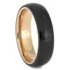 Black Zirconium Wedding Band With Rose Gold 2 Black Zirconium Wedding Band With Rose Gold -Johan Jewelry Shop 4713RGE 4cdb99ad 3b8f 4350 846b df1483779c9f