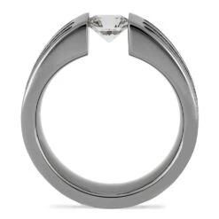 Cobaltium Mokume Gane Engagement Ring With Meteorite 14 Cobaltium Mokume Gane Engagement Ring With Meteorite -Johan Jewelry Shop 4777 3E