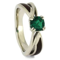 Wood Bridal Set With Solitaire Square Emerald Stone 11 Wood Bridal Set With Solitaire Square Emerald Stone -Johan Jewelry Shop 4782E a5f3325c 1acc 47e4 9aaa 6b57a197ebf9