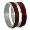 Bloodwood Inlay Components For Modular Rings -Johan Jewelry Shop 4MM Bloodwood Double