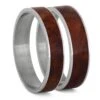 Coolibah Wood Inlay Components For Modular Rings -Johan Jewelry Shop 4MM Coolibah Double
