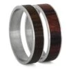 Ironwood Inlay Components For Modular Rings -Johan Jewelry Shop 4MM Ironwood Double
