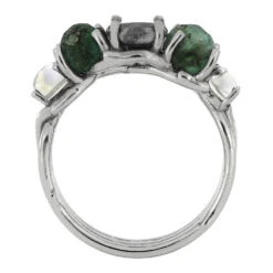 Five Stone Alternative Engagement Ring -Johan Jewelry Shop 5127 3E