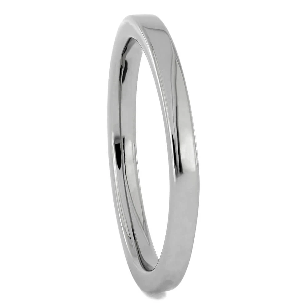 Custom Curved Women's Wedding Band 4 Custom Curved Women's Wedding Band - Image 2