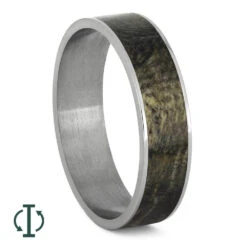 Buckeye Burl Wood Inlay Components For Modular Rings -Johan Jewelry Shop 5MM Buckeye Burl
