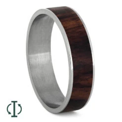 Exotic King Wood Inlay Components For Modular Rings -Johan Jewelry Shop 5MM King