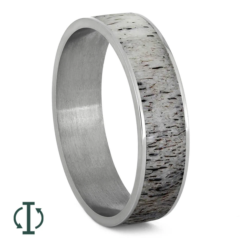 6mm Core Deer Antler Inlay Components For Modular Rings 8 6mm Core Deer Antler Inlay Components For Modular Rings - Image 6