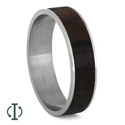Ziricote Wood Inlay Components For Modular Rings -Johan Jewelry Shop 5MM Zircote