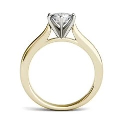 Charles & Colvard 6.5mm Moissanite Solitaire Engagement Ring 11 Charles & Colvard 6.5mm Moissanite Solitaire Engagement Ring -Johan Jewelry Shop 612265.B