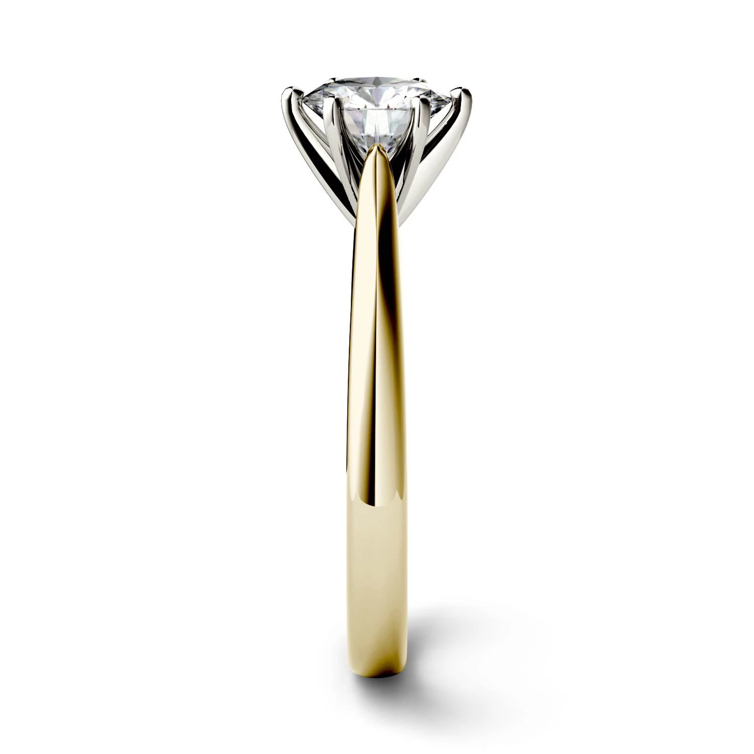 Charles & Colvard 6.5mm Moissanite Solitaire Engagement Ring 5 Charles & Colvard 6.5mm Moissanite Solitaire Engagement Ring - Image 3