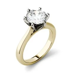 Charles & Colvard 8mm Moissanite Solitaire Engagement Ring -Johan Jewelry Shop 612273.A