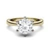 Charles & Colvard 8mm Moissanite Solitaire Engagement Ring -Johan Jewelry Shop 612273.D
