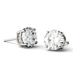 3 Carat TW Charles & Colvard Moissanite Stud Earrings -Johan Jewelry Shop 612700.C