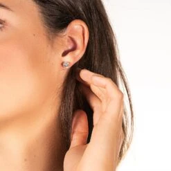 2 Carat TW Charles & Colvard Moissanite Stud Earrings In Yellow Gold 11 2 Carat TW Charles & Colvard Moissanite Stud Earrings In Yellow Gold -Johan Jewelry Shop 612703.D