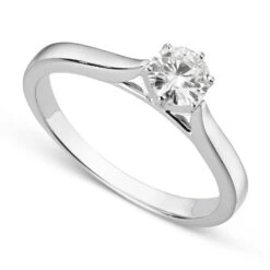 5mm Charles & Colvard Moissanite Solitaire 11 5mm Charles & Colvard Moissanite Solitaire -Johan Jewelry Shop 612934.A