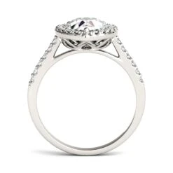 Charles & Colvard 2.1 Ct Pear Moissanite Halo In White Gold Band -Johan Jewelry Shop 621284 3a 201807020000