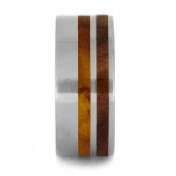 Double Wood Striped Ring With Matte Finish 9 Double Wood Striped Ring With Matte Finish -Johan Jewelry Shop 6260d820e2babf36473556ec52aab4ac