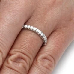 Ladies Diamond Wedding Or Anniversary Band -Johan Jewelry Shop 72c1850da9204935417d3f7c38f31eee