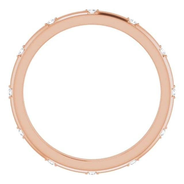 Starburst Eternity Band, Stackable Star Ring 5 Starburst Eternity Band, Stackable Star Ring - Image 3