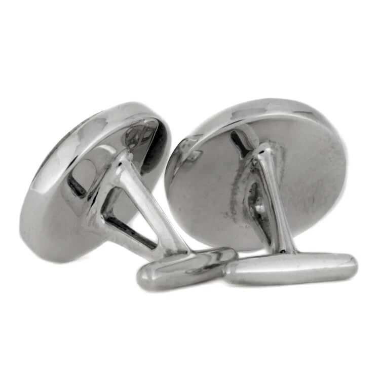 Round Cuff Links With Deer Antler 6 Round Cuff Links With Deer Antler - Image 4
