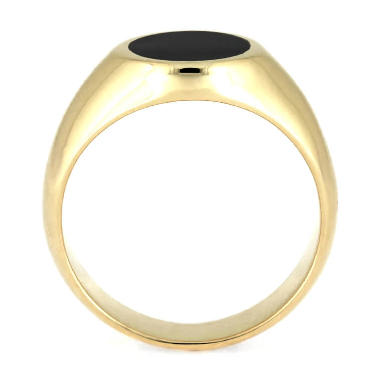 Springbok Horn Signet Ring In Gold, Trophy Jewelry 7 Springbok Horn Signet Ring In Gold, Trophy Jewelry - Image 5