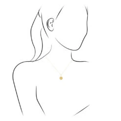 Compass Necklace With Natural Diamonds 10 Compass Necklace With Natural Diamonds -Johan Jewelry Shop 88007 1