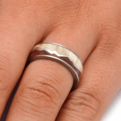 Silver Capped Mountain Ring With Aspen Wood And Mesquite Burl 9 Silver Capped Mountain Ring With Aspen Wood And Mesquite Burl -Johan Jewelry Shop 903d7dd5b51cfcf23953e528fd49c3eb