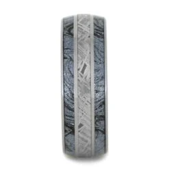 Titanium Ring With Cobaltium Mokume And Meteorite 10 Titanium Ring With Cobaltium Mokume And Meteorite -Johan Jewelry Shop 90acaa294dcc1a0fe237d5139b4306ee