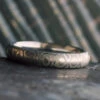 Narrow Steel Wedding Band, Damascus Ring Made With Stainless Steel -Johan Jewelry Shop 9a4e5ed28e580684ed89cf861124e572