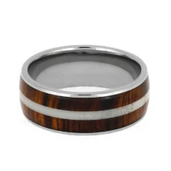 Honduran Rosewood Ring With Antler Center Pinstripe -Johan Jewelry Shop 9f077fbc5b9356ca973e5b6b054d10d1