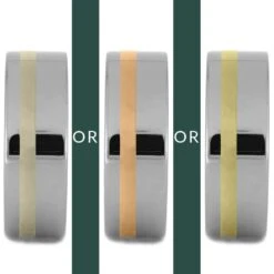 Solid Gold & Titanium Modular Ring Set -Johan Jewelry Shop CoreA 3