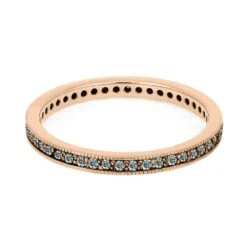 Thin Eternity Diamond Women's Wedding Band -Johan Jewelry Shop DJ1004RG 3