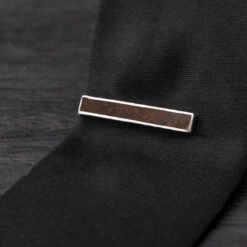 Fossilized Dinosaur Bone Tie Clip