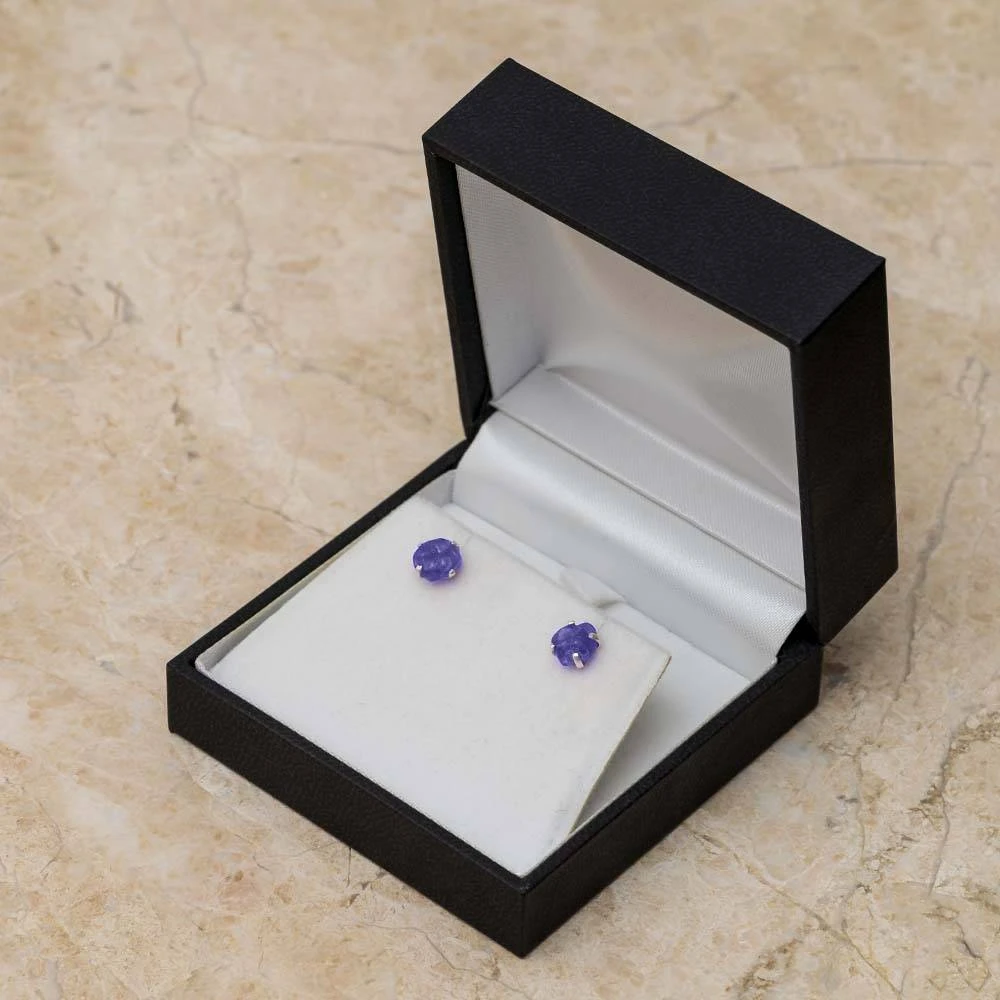 Birthstone Stud Earrings, Rough Stone 16 Birthstone Stud Earrings, Rough Stone - Image 14