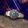 Iron Man Ring, Aquamarine Arc Reactor Ring -Johan Jewelry Shop E1911ArtMayCropped 2