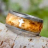 Faith Jewelry, Sterling Silver Cross Ring With Black Ash Burl-2024 2 Faith Jewelry, Sterling Silver Cross Ring With Black Ash Burl-2024 -Johan Jewelry Shop E2024Art02 2023Cropped 3
