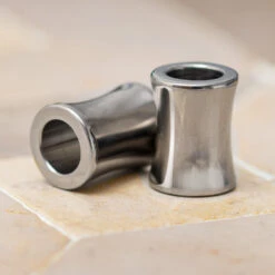 High Quality, Titanium Ear Gauges, Metal Plugs Sizes 00g And Larger