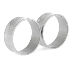 High Quality, Titanium Ear Gauges, Metal Plugs Sizes 00g And Larger -Johan Jewelry Shop E2107XL31.8mmOD 2