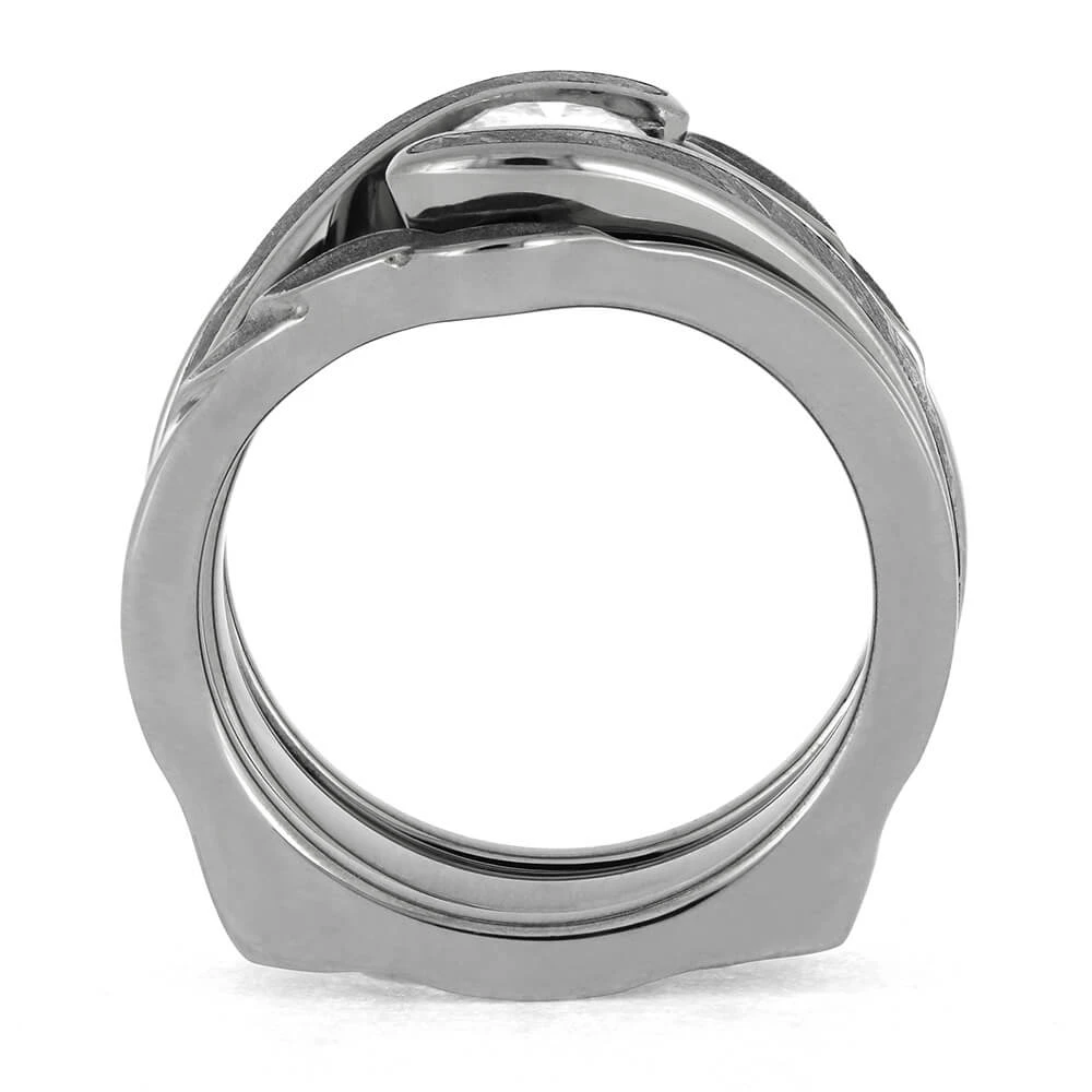 Custom Pearl Ring Guard With Floral Design 8 Custom Pearl Ring Guard With Floral Design - Image 6