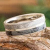 Titanium Wedding Band With Composite Mokume And Meteorite 1 Titanium Wedding Band With Composite Mokume And Meteorite -Johan Jewelry Shop E2867Art11 2023Cropped 2