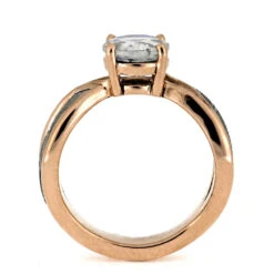 Moonstone & Meteorite Engagement Ring With Twist Design -Johan Jewelry Shop E2 2632 Huerta 4