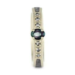 Alexandrite Wedding Ring With Diamond Accents And Meteorite 11 Alexandrite Wedding Ring With Diamond Accents And Meteorite -Johan Jewelry Shop E2 3753 Price 2