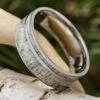 Titanium Antler Men's Wedding Band With Pinstripe -Johan Jewelry Shop E3149ArtNewCropped 8d5a4b53 970b 402c a0cf 57bfe625604f