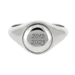 Signet Memorial Ring For Ashes -Johan Jewelry Shop E3269 5
